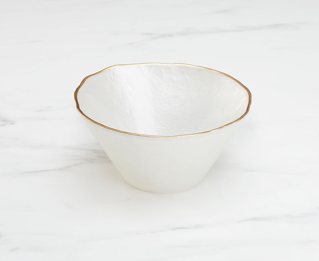 Figaro Conical Bowl, Cream