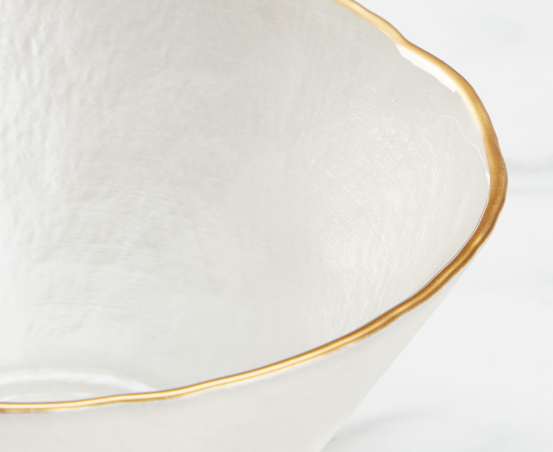 Figaro Conical Bowl, Cream