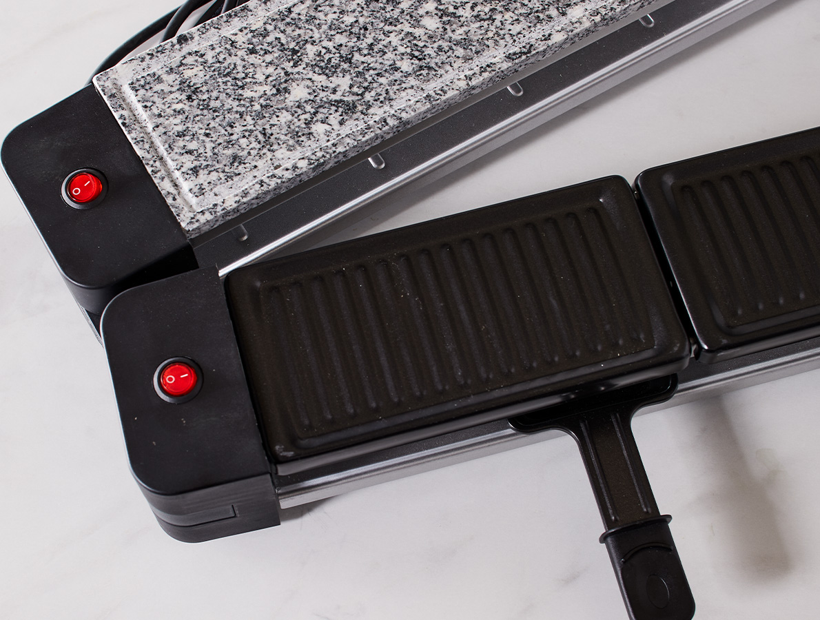 thinkkitchen Lugano Extendable Hot Stone, Grill & Raclette