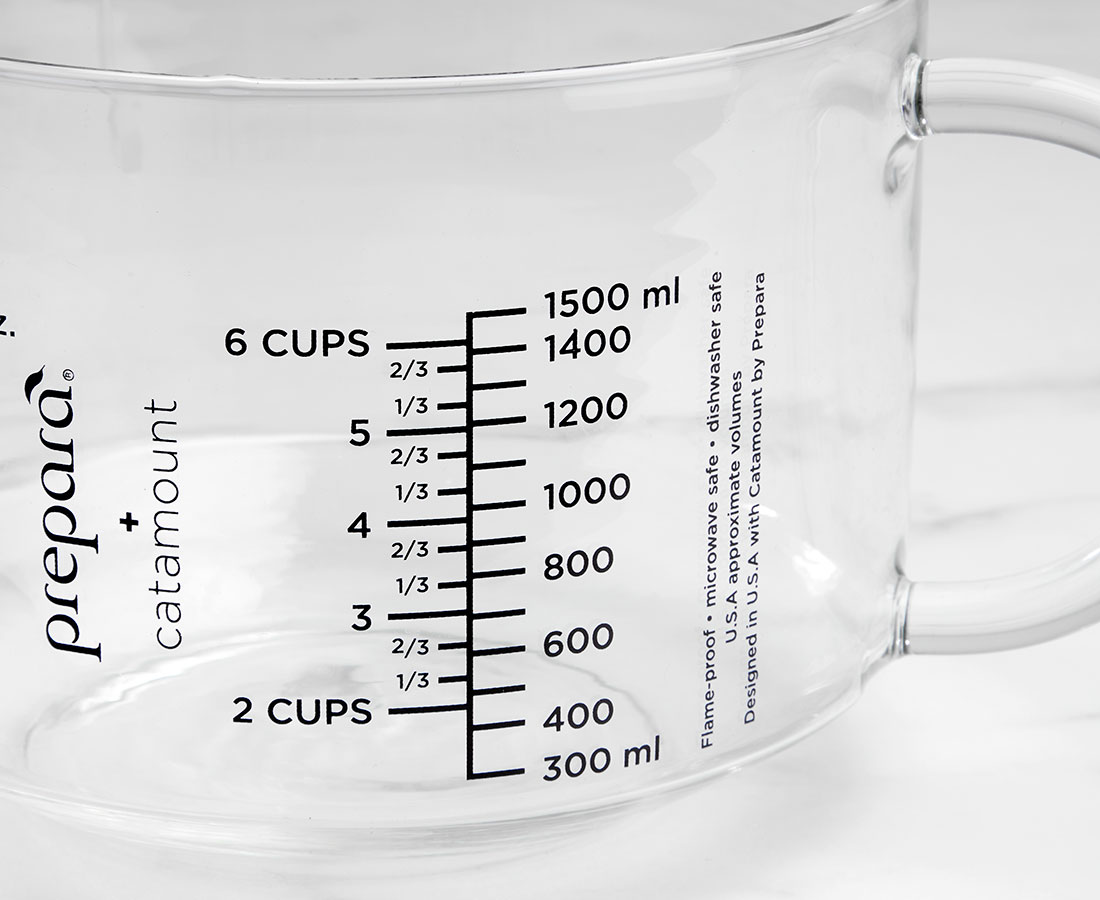 Prepara Glass Measuring Bowl, 6 Cups