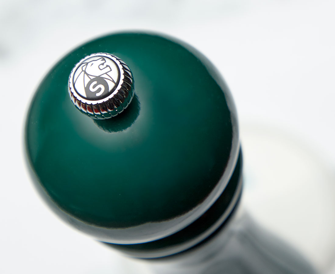 Peugeot Checkmate Salt Mill,  Forest Green, 22 cm