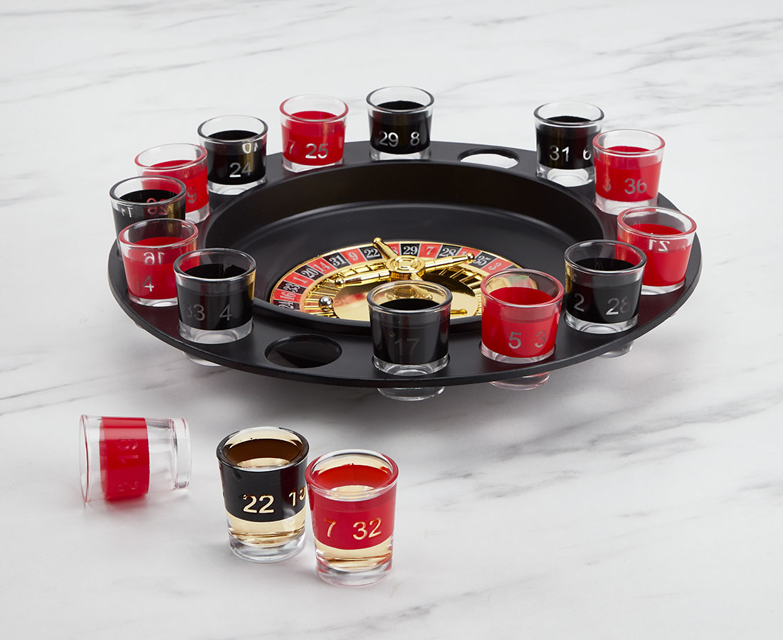 Roulette Drinking Game, 19-Pc Set