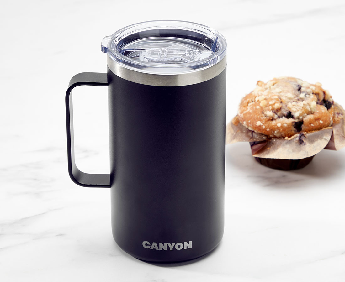 Canyon Indigo Double-Wall Mug, 24 oz