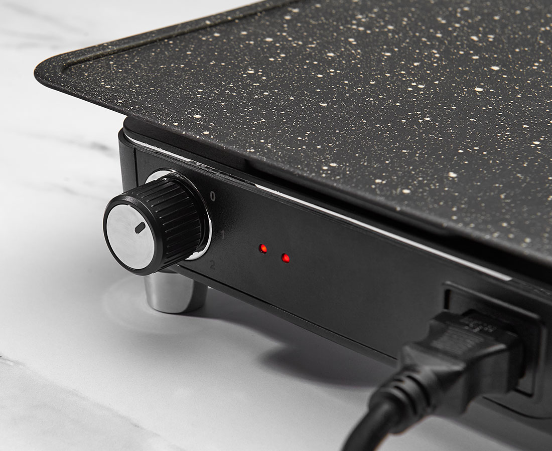 thinkkitchen Ultra Slim Electric Griddle, 750 W