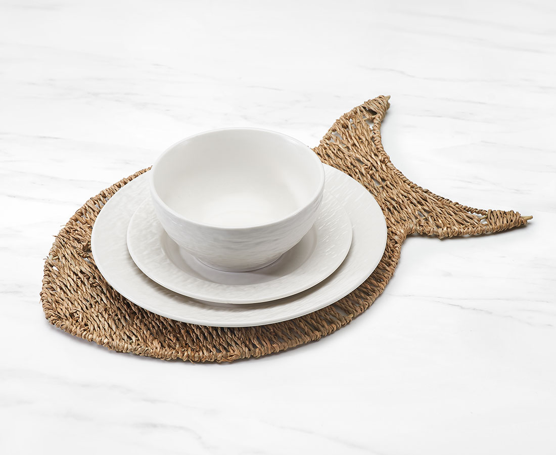 Fish Placemat, Seagrass
