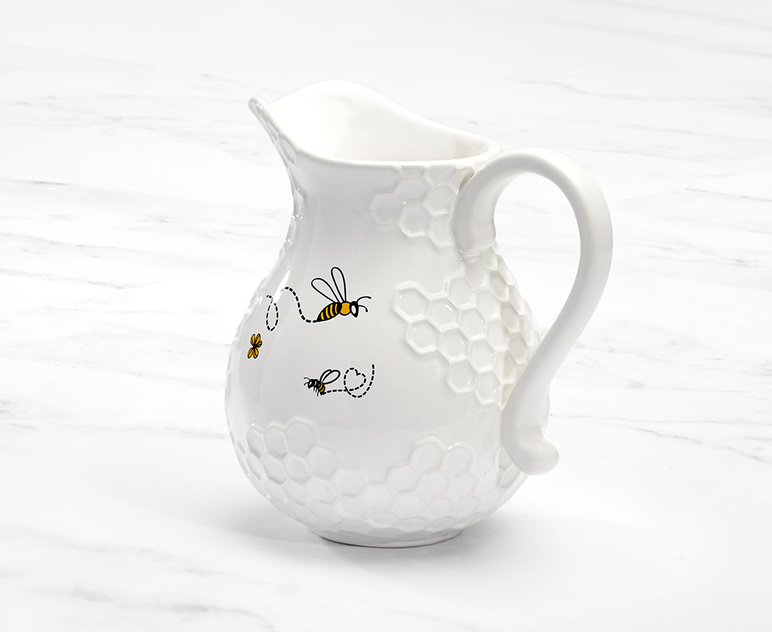 Ruche D'or Syrup Jar with Handle