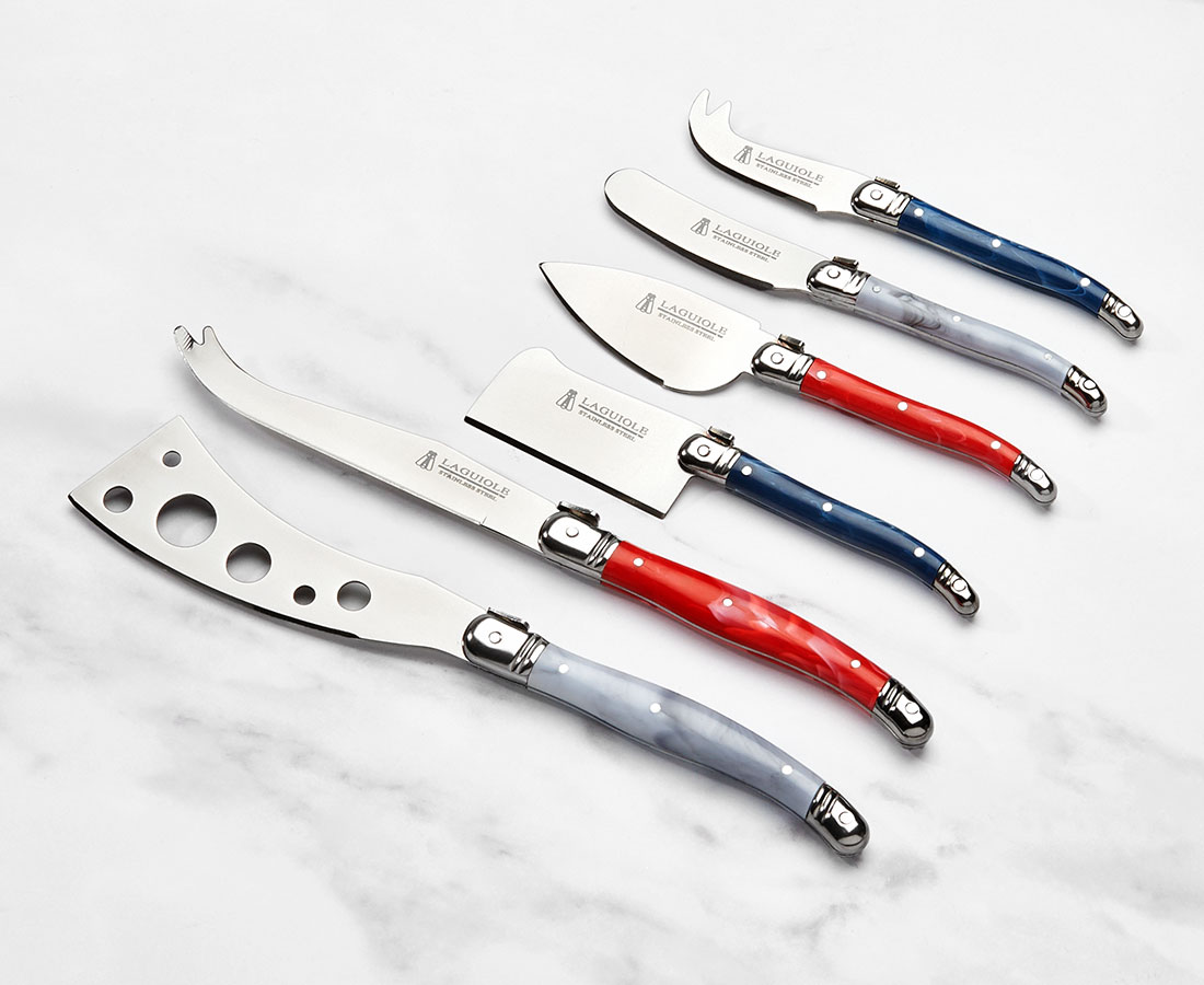 Laguiole 6-Pc Cheese Knife Set
