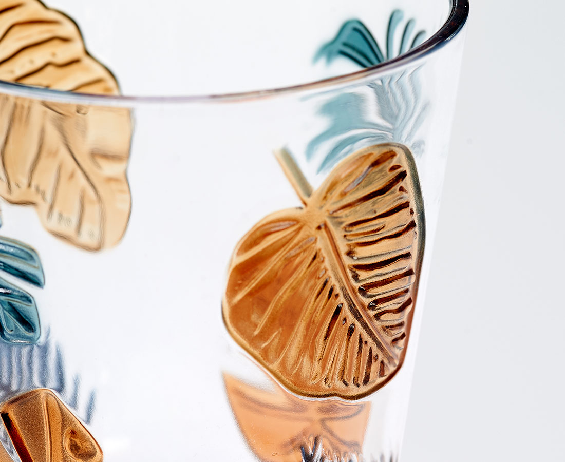 Laguna Acrylic Double Old Fashioned Glass, Multicolour, 433 ml