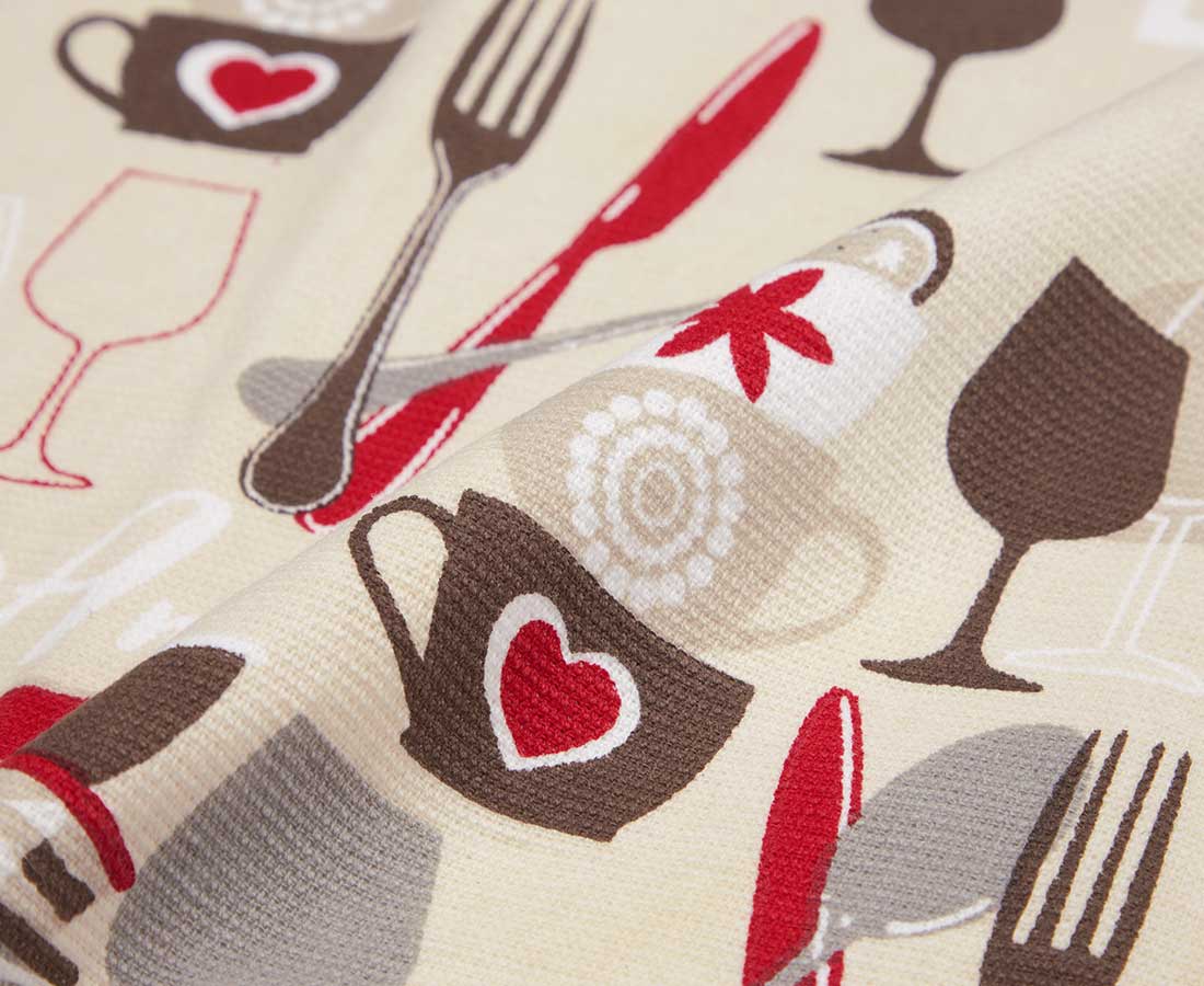 Amour Towels, Set of 2, Multicolour