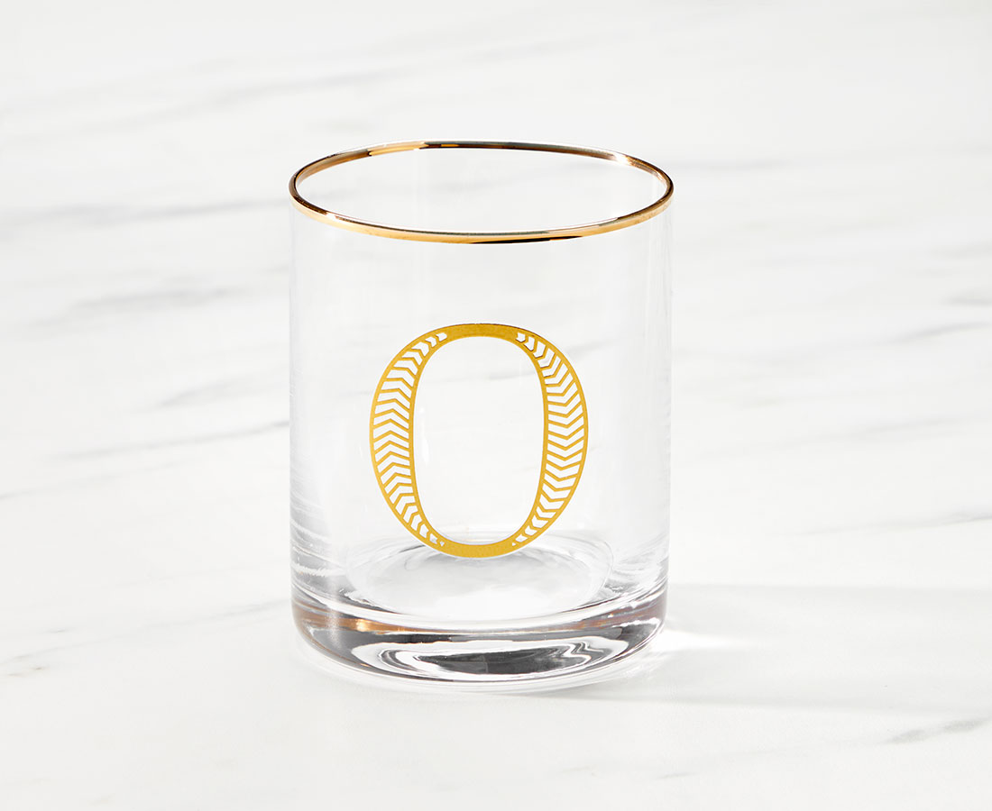 Monogram "O" Double Old-Fashion, 11 oz