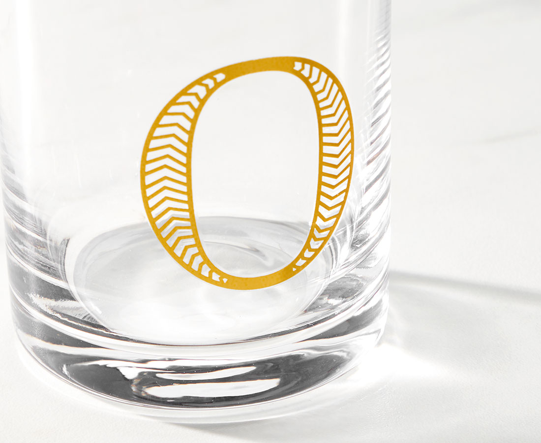 Monogram "O" Double Old-Fashion, 11 oz