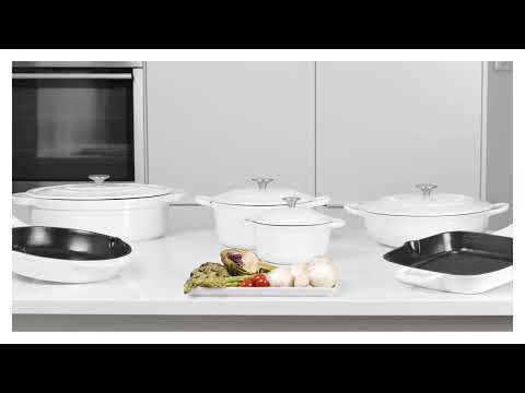 Remy Olivier Aspen Grilling Pan, 27cm, White