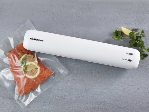 thinkkitchen Pro Vacuum Food Sealer, White, 1000 W