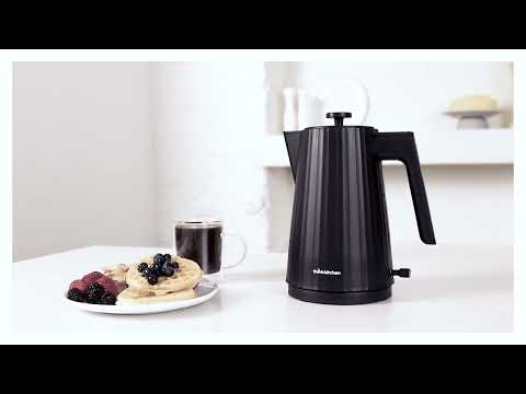 thinkkitchen Ridge Electric Kettle, Black, 1.7 L