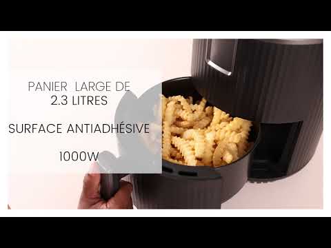 thinkkitchen Ridge Air Fryer, 2.3 L, Black